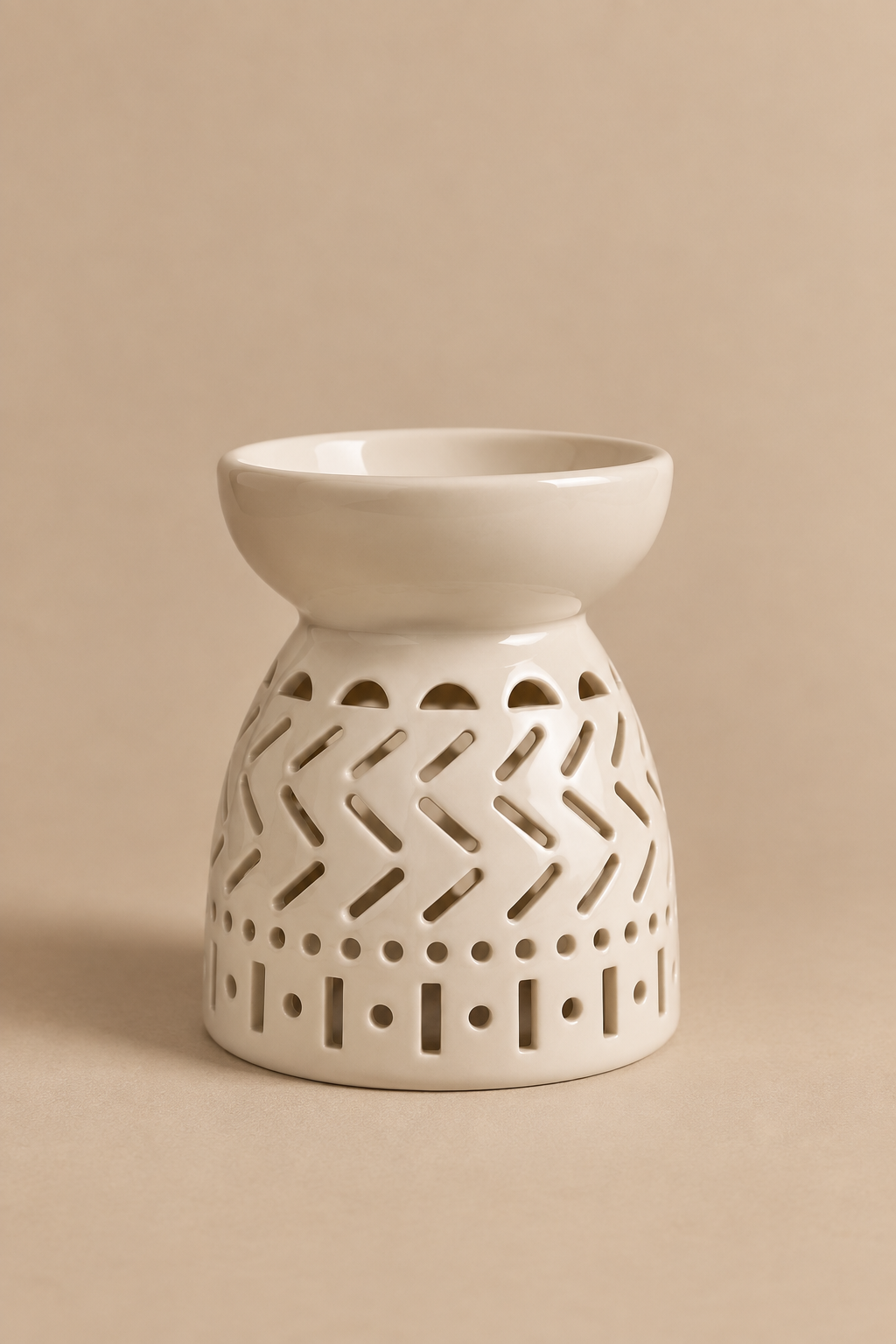 Ceramic Swirl Wax Melt Burner
